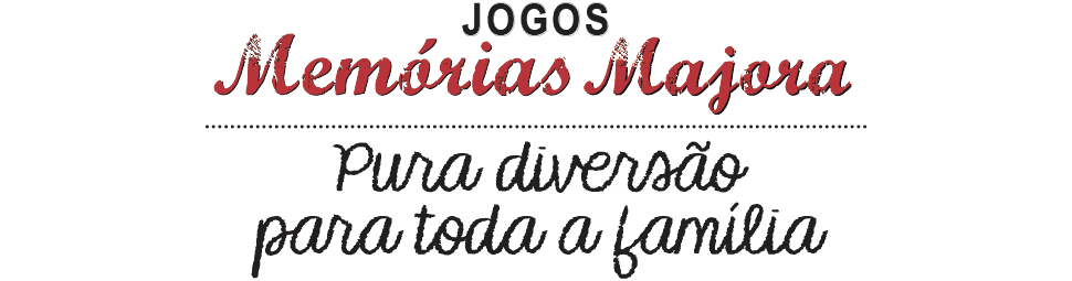 Jogos Memórias Majora. Pura diversão para toda a família.