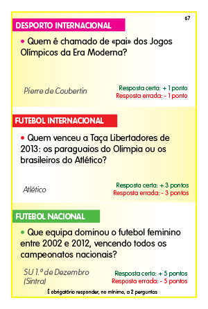 Carta de Pergunta (nº 67)